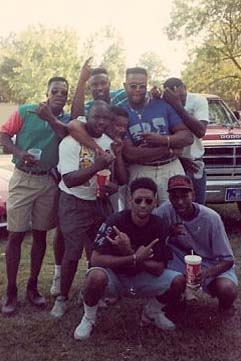 Homecoming Tail Gate: Reggie, Alonzo, Eric, Spencer, Mitch, Nutt, LA