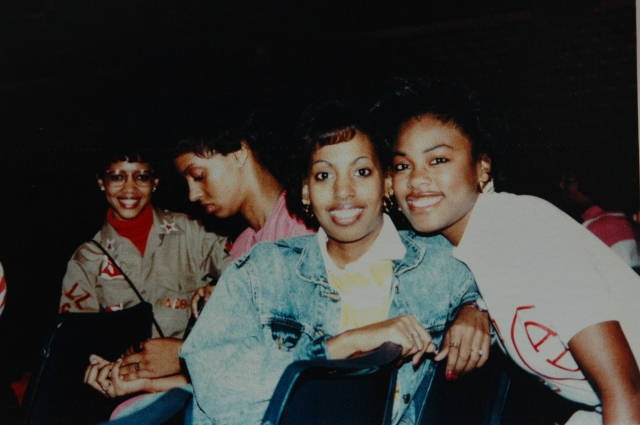 Kim, ?, Evette, & Amanda