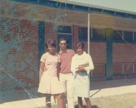Harriet, Greg, and Leola
After school at Monroe High 