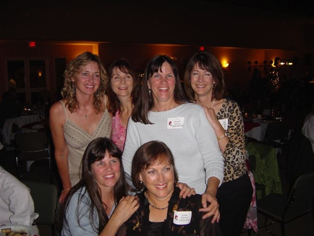 (front) Carolyn MacRae, Linda Hitchcock (Hanson)
(back) Christine Bolla, Julie Schmaltz (Dawson), Marilyn MacRae (Breisacher), Kathy Fiori (Comstock)