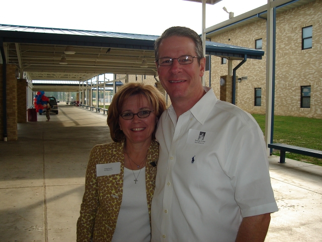 Tom and Trina Lowe.  Tom blessed the meal and reunion for us.