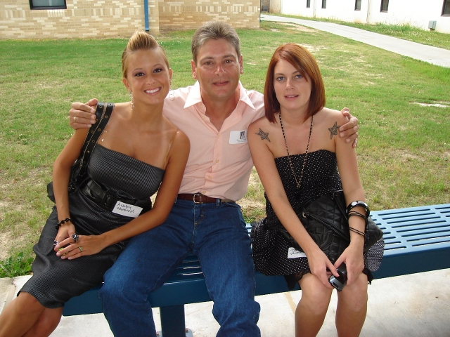 Brad Whitfield and his daughters.  You did good Brad! 