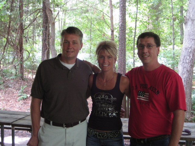 Kevin Walker, Anjanette Naylor Mitchell and Carl Waters