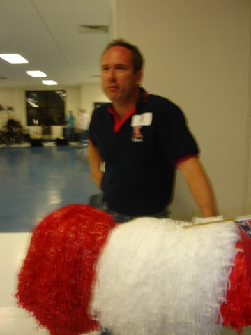 John Steinbeck surprises grads attending with a DVD with the entire yearbook scanned to it! Karen Hamilton McCourt and John worked hard on getting this done.  Thanks guys!    