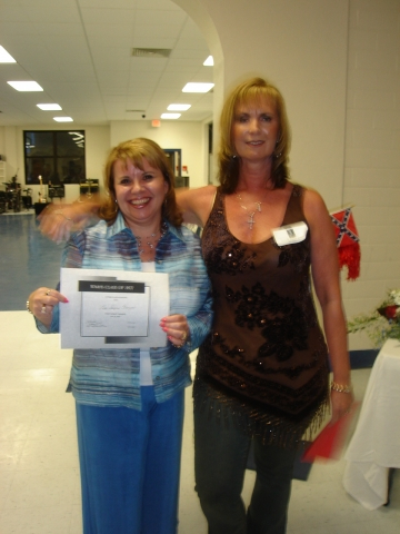 Married the shortest time -- Lisa Soignier Ellingson.  She drove in from MO to attend! 