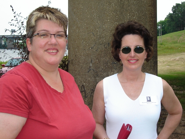 Kay Griggs Hawthorne and Karen Hamilton McCourt