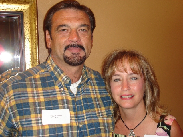 Mike and Linda Williams attend Canards.