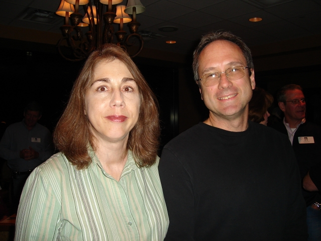 John and Ann Steinbeck enjoy Canards.