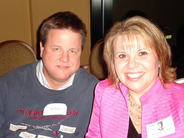 Dirk and Lisa Soignier Ellingson drove in from Kansas City, MO, to come to Homecoming!    