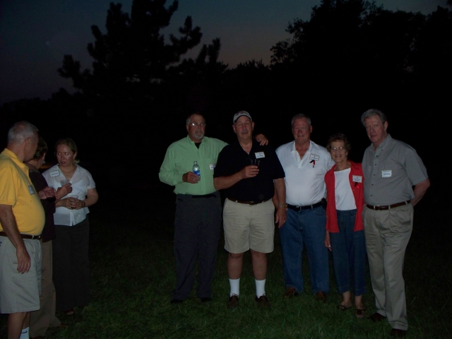 Bill Harsh, Jerry Wilder, John Mitchell, Karen Clayton Taylor and Dave Taylor Karens husband