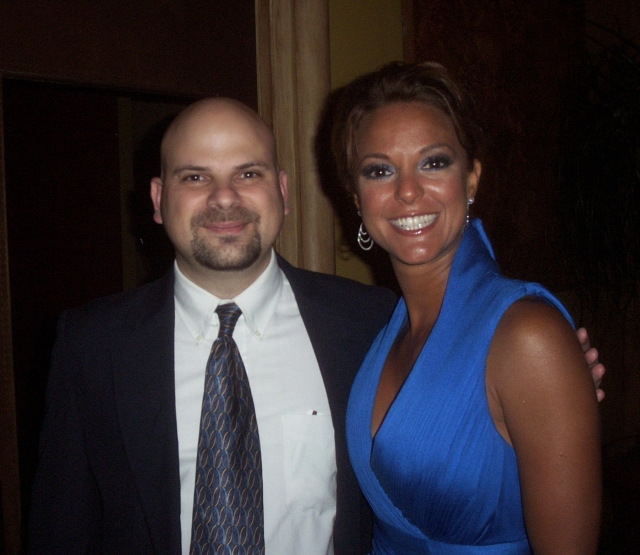 Russell Corey with CSI Miamis Eva LaRue at 2007 Daytime Emmys. The first job I had in Hollywood was working as a production assistant with Candid Camera in 1991. Eva LaRue was a co-host on the show with Dom DeLuise. I bumped into her again at an after par