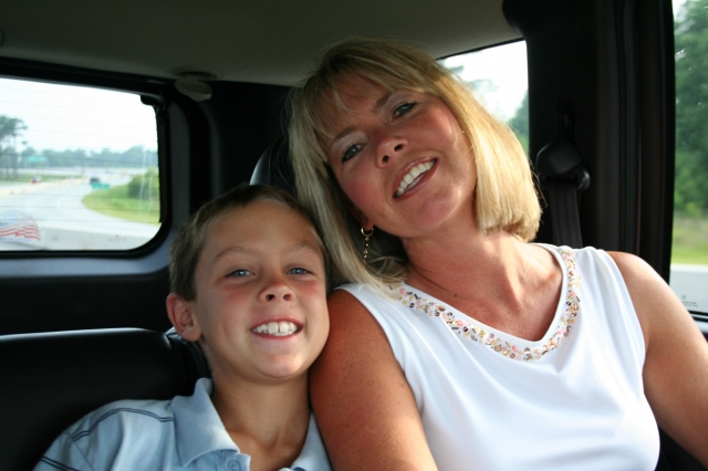 Robbi Wylie Dry and son Nicholas