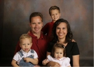 Gene Mason and Maricela Alarcon with our children: Andy, Alex and Emma (2006)