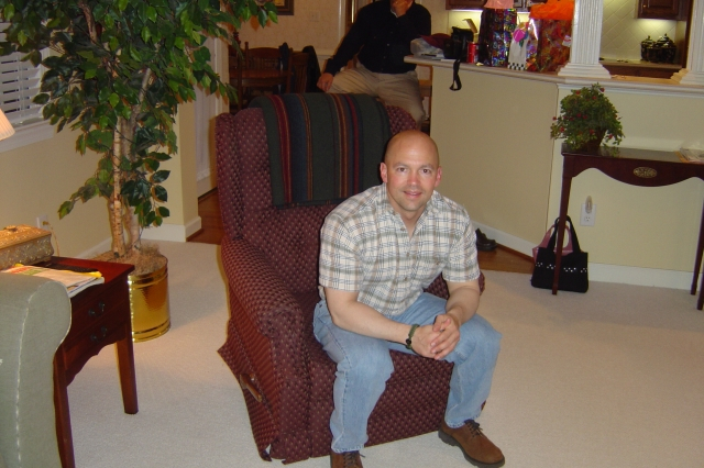 Jack...hope you dont mind me posting this!  Reuniting with longtime friend Jack Midyette at my sisters in March of 2005 shortly after Jacks return from serving our country in Iraq!  Thanks for your service Jack!