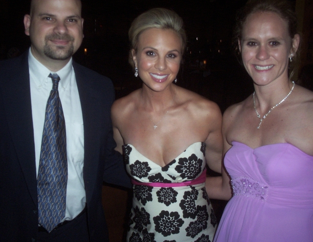 Russell Corey, The Views Elisabeth Hasselbeck, Disney co-worker Kelly Lands at the 2007 Daytime Emmys. 