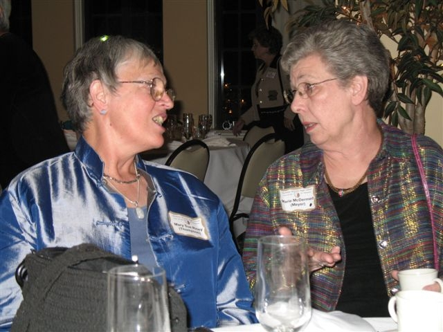 Mary Thompson Riney and Marie Meyer McDermed