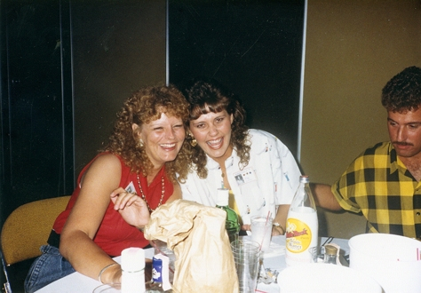 Linda Camp and Mary Hutson