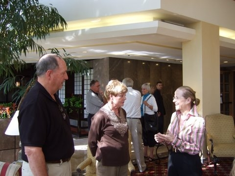 Jeffy Wilder, Audrey Reynolds, rt. Nancy Crummet Kalodner
