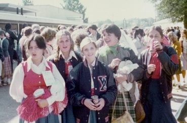 Brenda Dyke,Donna Williams, Karen Halley, Kim Campbell & Cindy Sanders on 50s Day. 