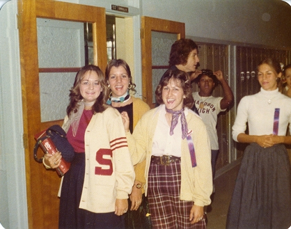 50s Day.  Donna Williams, Kim Campbell, Nancy Brown and Kathi Barnes