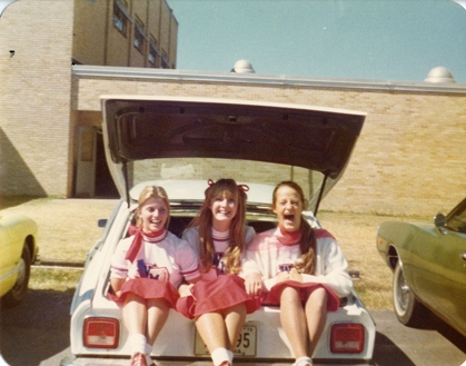 Karen Halley, Melinda Harper & Kathy Edmonson on 50s Day. 