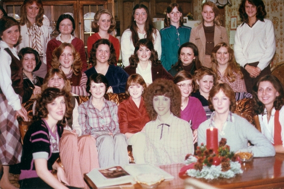 One of the girls Christmas Parties.  Good group! 