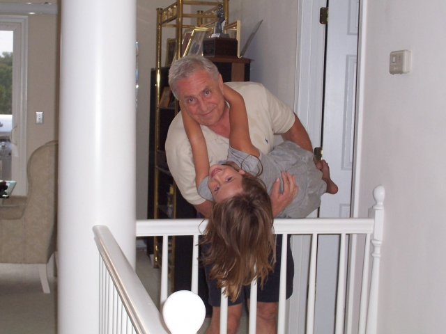 Dale Hedrick and granddaughter Kresleigh.