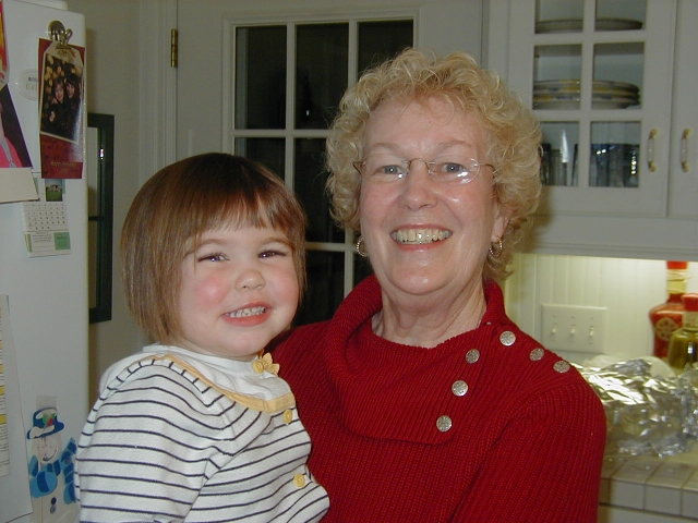 MY SIS, TAMI, SM CLASS OF 59 WITH EMMA, CHRISTMAS 2004. Submitted by Elbert Smith.
