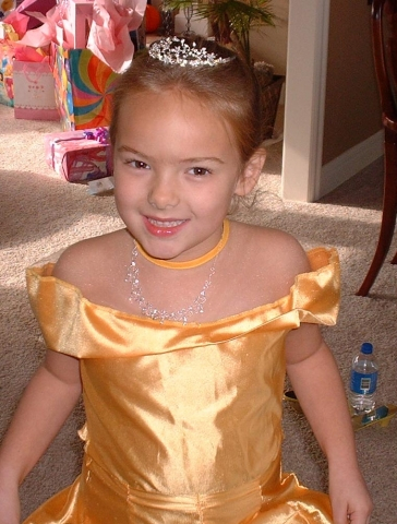 Mia, at Emmas birthday party. Mia is 6 1/2. Submitted by Elbert Smith.