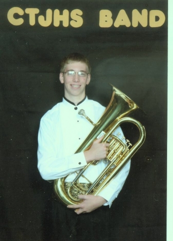 Peggy Willis Sherards Grandson Colin  He played in the Tuba Christmas at AT&T Town Pavillion Dec. 2007