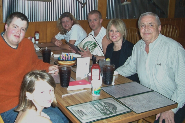 Dale Hedrick says, This is a recent picture of 6/8s of our family.
