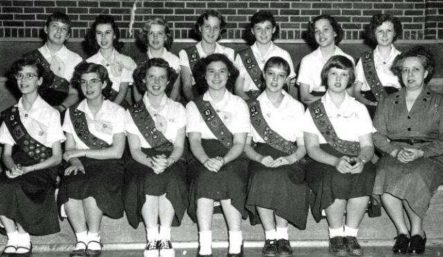Girl Scout Troop 47. Thelma Grubb, Leader. Submitted by Peggy Willis.