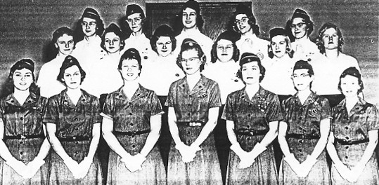 Girl Scout Troop 47 High School Years. Submitted by Peggy Willis.
