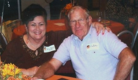 Verla Roberts Baker and hubby Jim at Overland Park Grade School Reunion