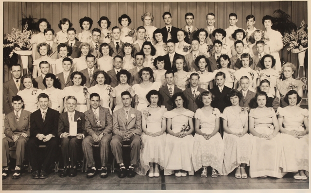 Overland Park Grade School 1950 graduating class
