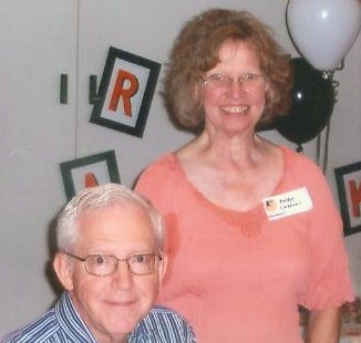 Bettye Kahmann Caldwell and hubby Stanley Caldwell at the Overland Park Grade School Reunion.