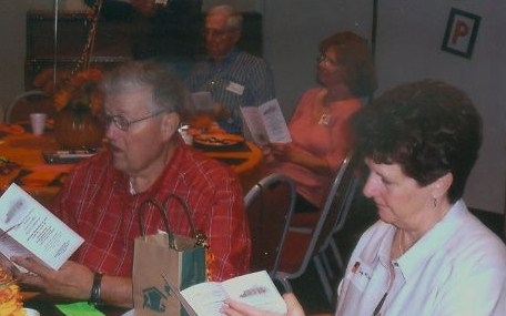 Overland Park Grade School Reunion
In Front  Wilbert (Sonny) Miller, Judy Miller (Sonnys wife)  
Background  Gordon Kauffman, Stanley Caldwell, Bettye Kahmann Caldwell