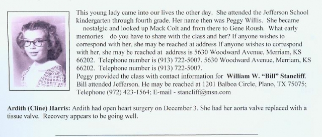 Peggy Willis Sherard (4th grade)