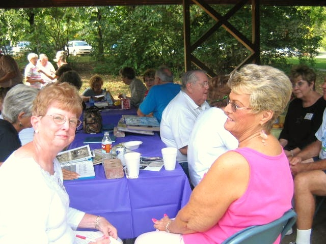 Doris Atherton Ranck (white shirt) Hickory Reunion