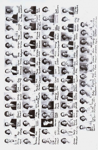 Hickory Grove 8th Grade Graduation Picture w/names