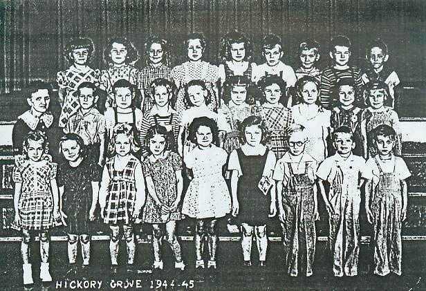 Hickory Grove Kindergarten 1944. Submitted by Peggy Willis