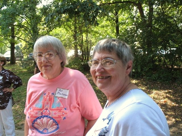 Florence Rial and Pat Martinson