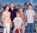 Hugh and Sigrid (August) Myers with grandchildren Lauren (15), Luke (13), and Logan (9) at the Sears Tower in Chicago, 2007