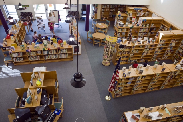 Prairie School library