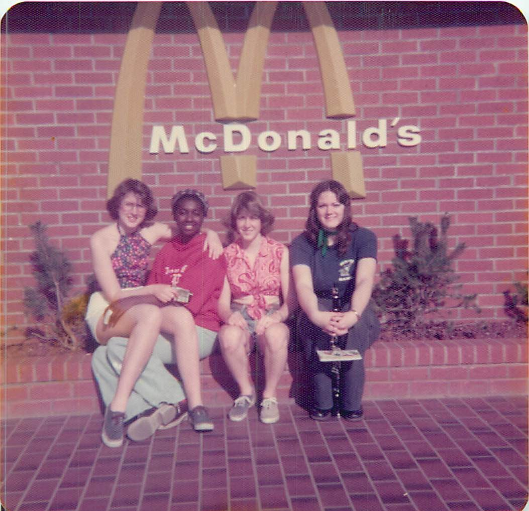 MdDonalds Grand Opening-Heidi Jacobsen, Penny Thomas, Kathy Fix & Linda Crislip