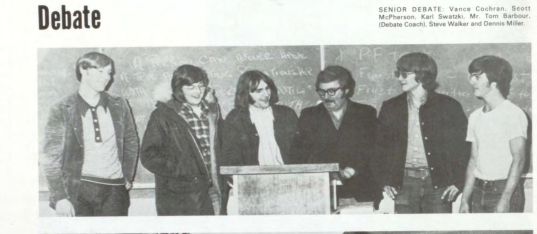 1974 Debate class