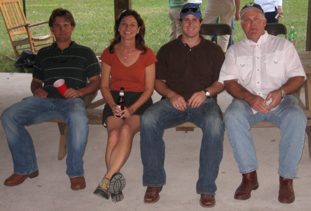 Shawn congratulates the low-country-shrimp-boil team for an excellent job, thats Jerad Combee, his friend Levi, and Neil Combee. Thanks guys, it was awesome!