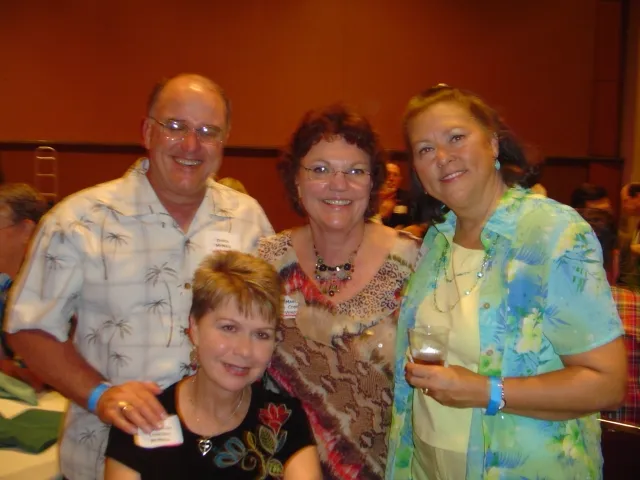 Dixon McNair, Mary Lou Loveless Dixon, Marcia Cobb Venzon, Bonnie Goode Stanton