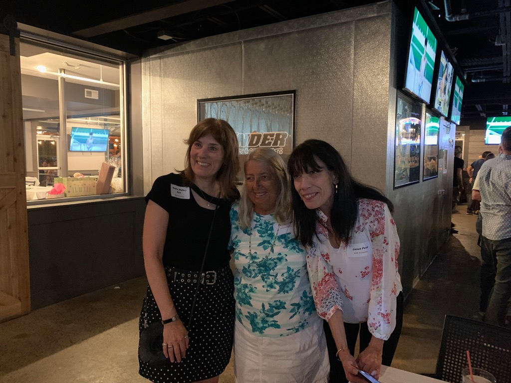 Kathy (Hafer) Kerr, Sandy Boyd and Janet Post! Thanks Sandy for all the extra pictures on your table!