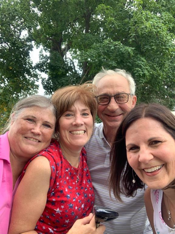DHS Stars - Kim (Ford) Schoenknecht, Kathy (Hafer) Kerr, Curt Gregory and Marianne (Horvath) Govan. What a TEAM!  